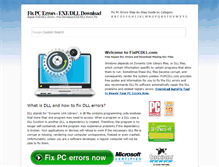 Tablet Screenshot of fixpcdll.com